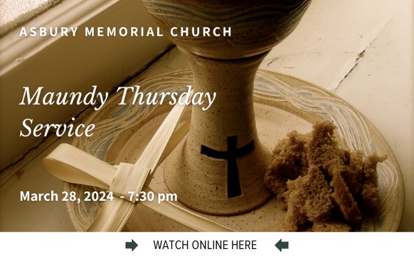 The Online worship service from Asbury Memorial Church, Savannah, GA