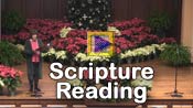 Scripture reading of Isaiah 11:1-10 in a unique way by four readers