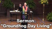 Rev. Billy Hester gives his sermon