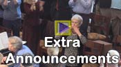 Extra Announcements