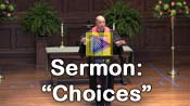 Rev. Billy Hester gives his sermon