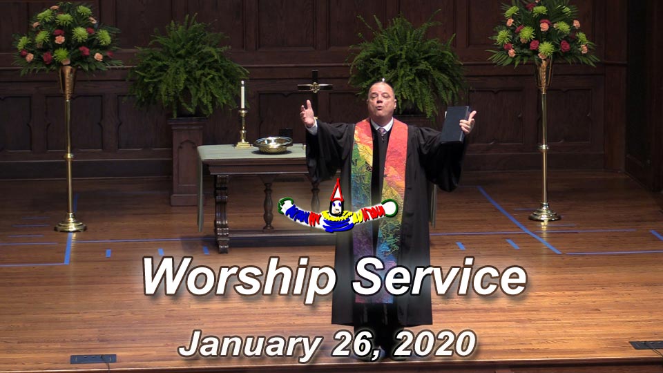 Asbury Memorial Church worship service for January 26, 2020, 3rd Sunday after Epiphany Sunday