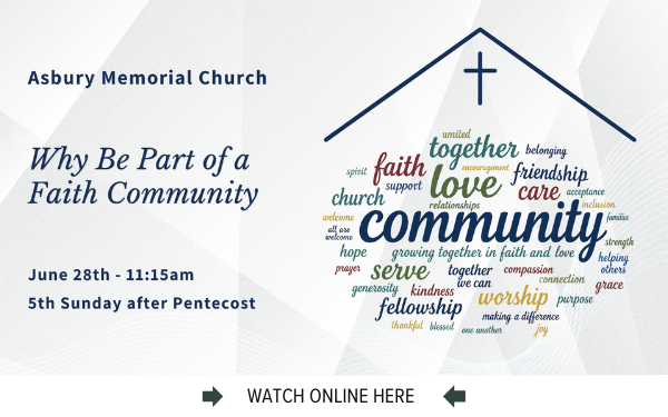 The Online worship service from Asbury Memorial Church, Savannah, GA