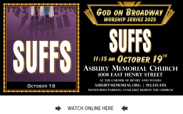 The Online worship service from Asbury Memorial Church, Savannah, GA
