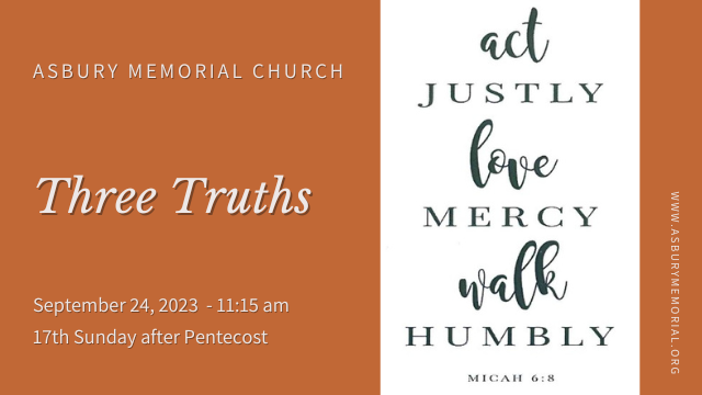The Online worship service from Asbury Memorial Church, Savannah, GA
