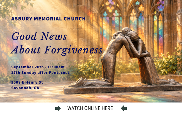 The Online worship service from Asbury Memorial Church, Savannah, GA