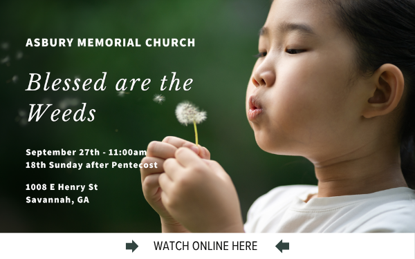 The Online worship service from Asbury Memorial Church, Savannah, GA