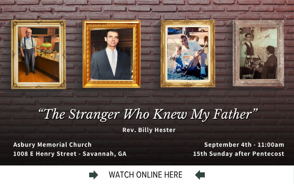 The Online worship service from Asbury Memorial Church, Savannah, GA